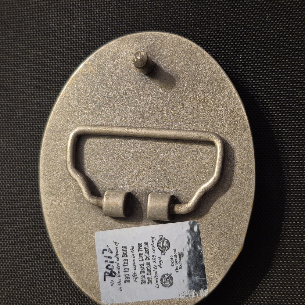 Bad To The Bone Belt Buckle - Picture 2 of 3